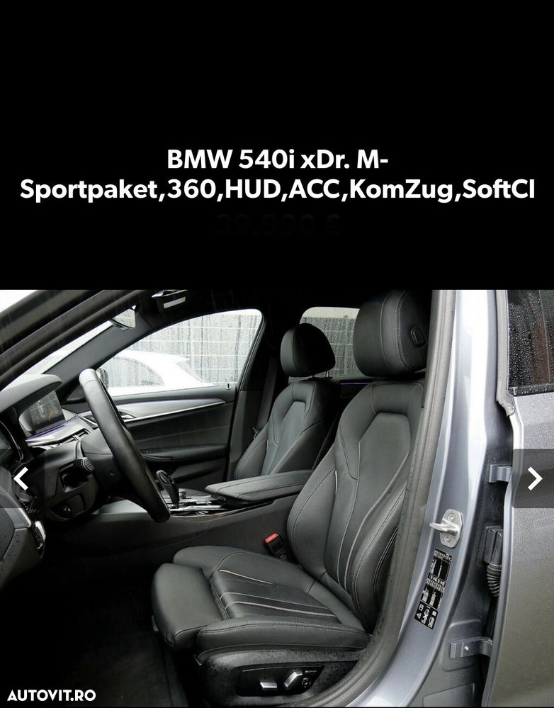 BMW Seria 5 540i xDrive AT - 13