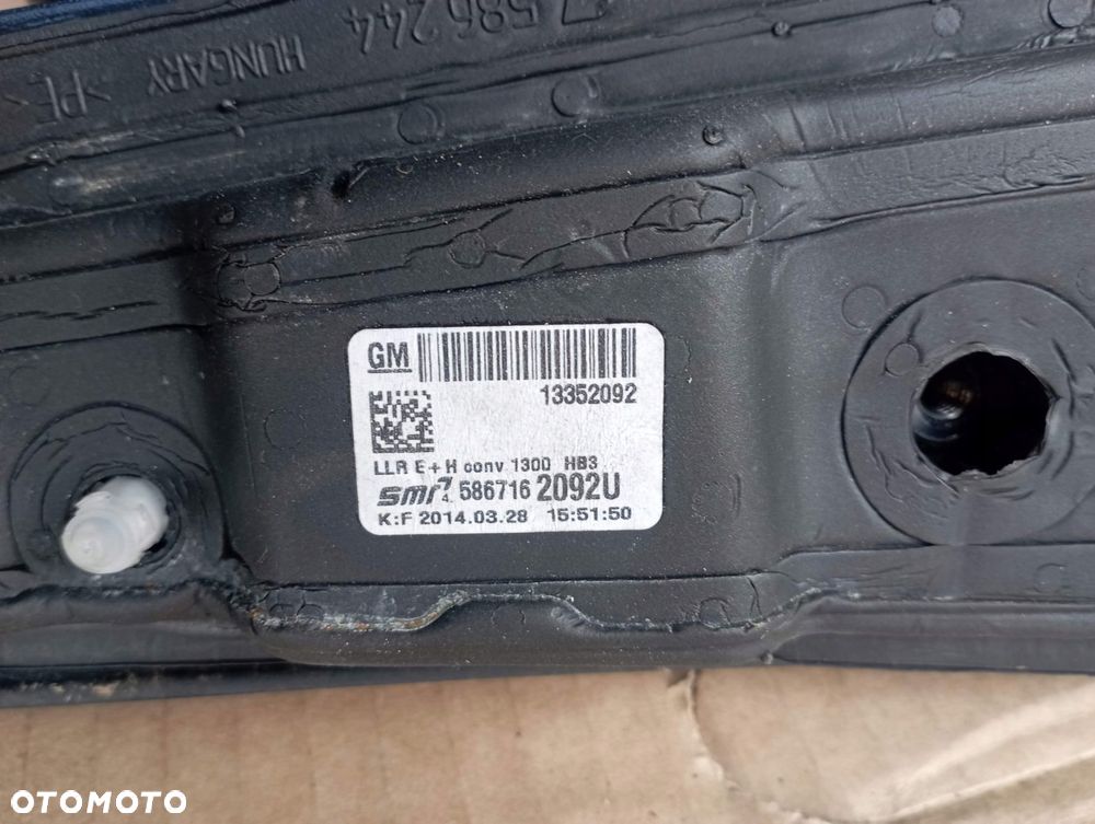 OPEL ASTRA J GTC LUSTERKO PRAWE 5 PIN 13352092 EUROPA - 7