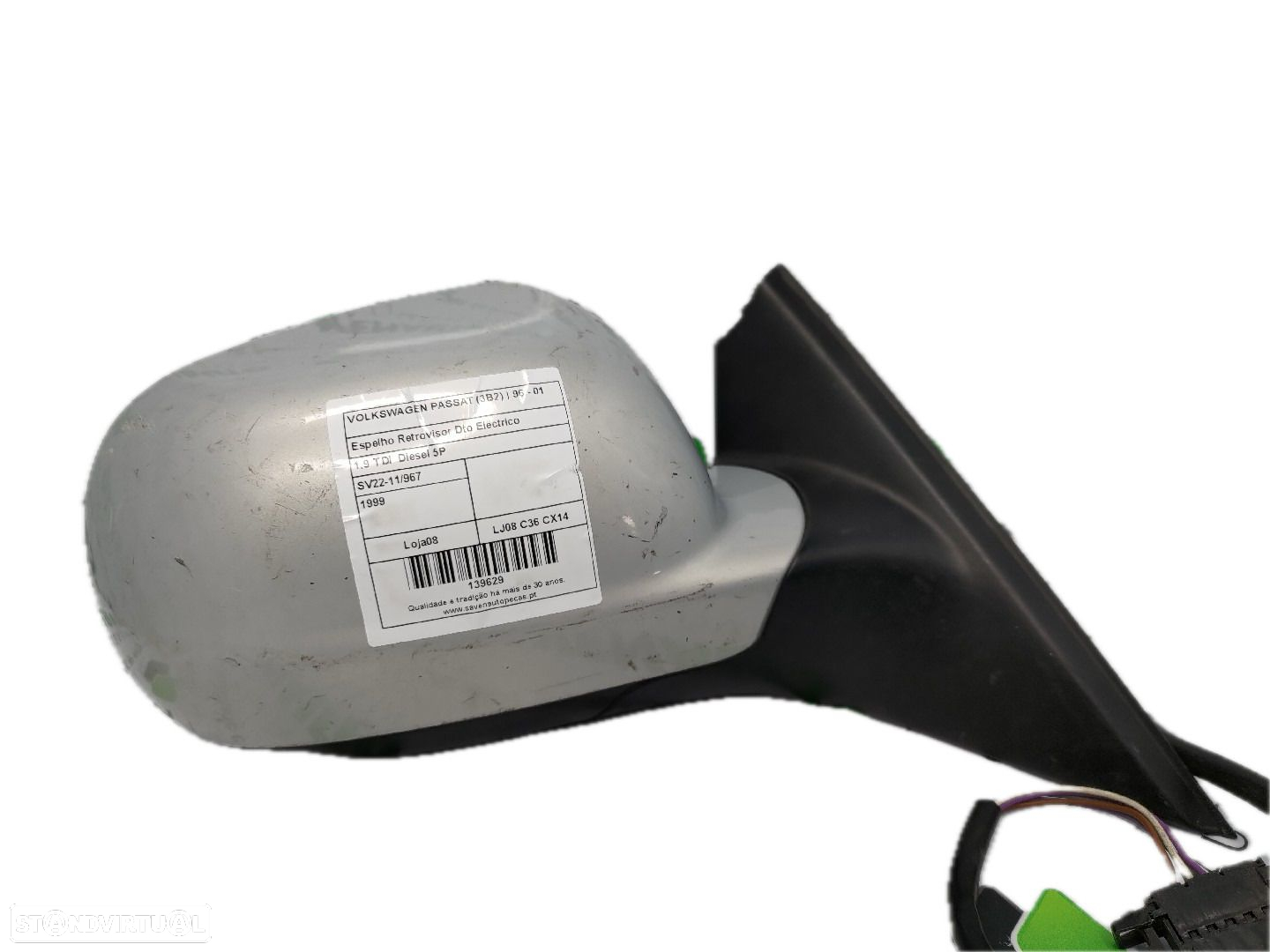 Espelho Retrovisor Dto Electrico Volkswagen Passat (3B2) - 2