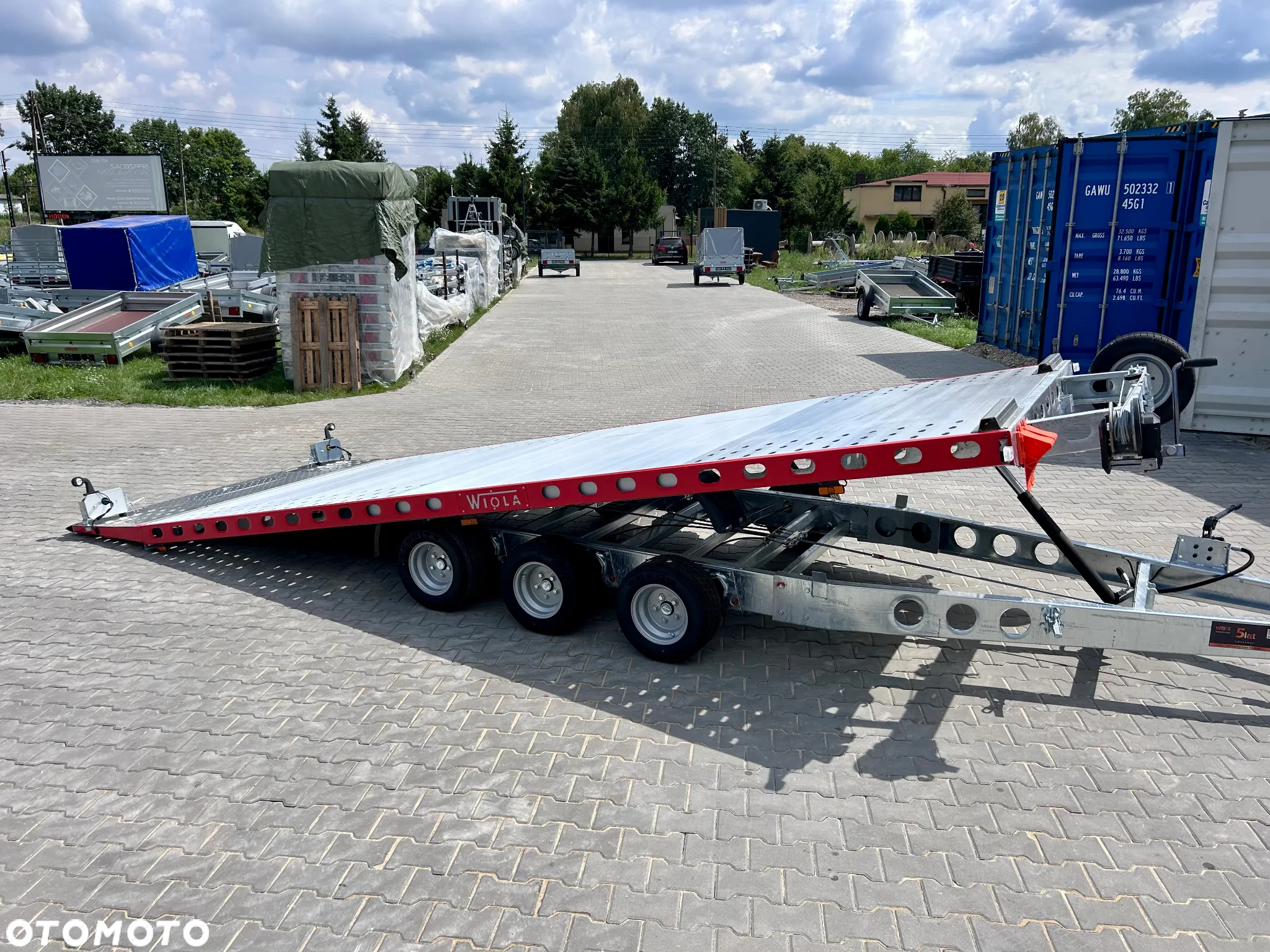 Wiola L35G50P / DOSTAWA ! / 500x207cm / UCHYLNA / 3 OSIE / PANELE ALU / DMC 3500 - 3