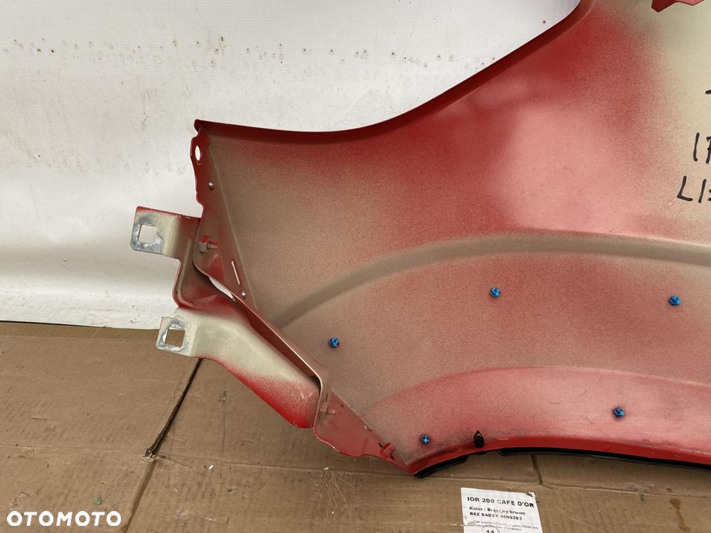 DUCATO BOXER JUMPER LIFT MAXI 14- BŁOTNIK PRZEDNI PRAWY Z LISTWĄ CZERWONY - 9