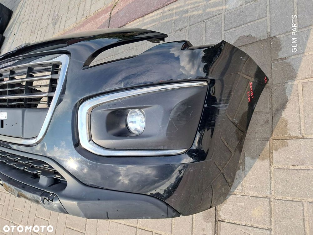 peugeot 3008 i lift zderzak przedni kompletny czarny ktv ryski - 8