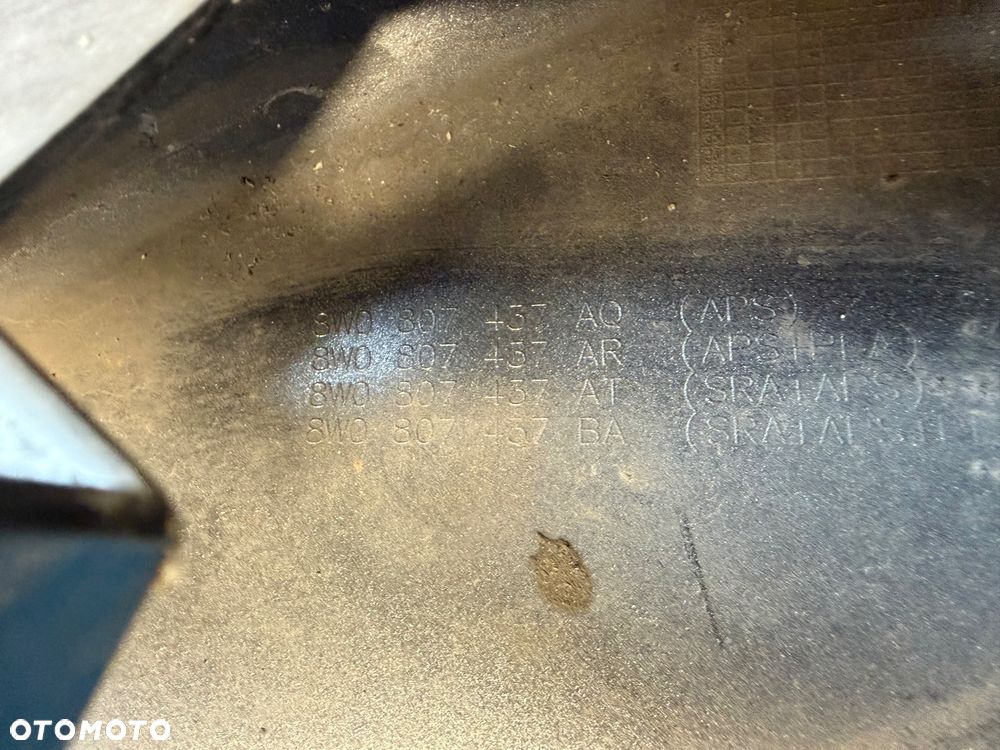 AUDI A4 B9 LIFT S-LINE ZDERZAK PRZÓD 8W0807437AQ - 5