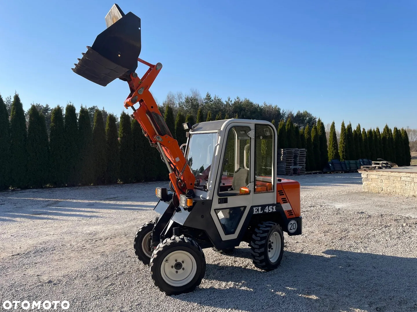 Avant Weidemann Schaffer Ładowarka Miniładowarka TELESKOP / PIĘKNA / PEL-JOB EL 451 / 120CM SZEROKOSĆI / MAŁA NISKA / DO ROLNICTWA OGRODNICTWA - 7