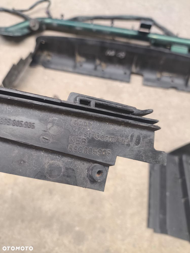 Audi 80 B4 Cabrio Coupe Typ89 V6 2.6 2.8 KIEROWNICA POWIETRZA WLOT ŁAPACZ PAS PRZEDNI 895805985 893805965 8A0915437 8A0805647 - 7