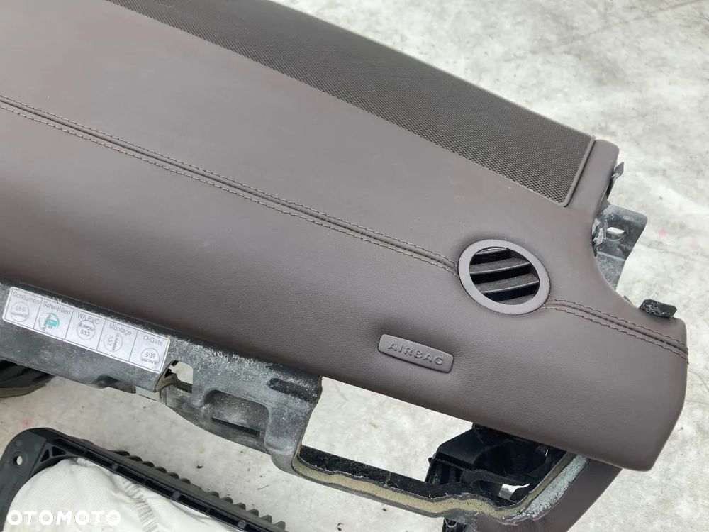 MERCEDES E W212 W207 DESKA SKÓRA  KONSOLA KOKPIT PULPIT PÓŁKA PARAPET AIRBAG PODUSZKI PODUSZKA POWIETRZNA KIEROWCY PASAŻERA KOLANOWA KOLAN KOLANO PASY PAS naprawa regeneracja Raz2 !!! - 12