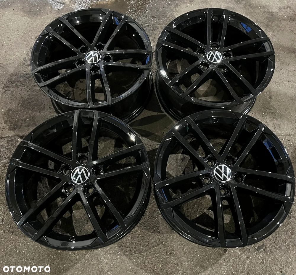 Felgi VW 7,5J x 17 ET 49 5G0601025AP Curitiba Czarne GOLF - 5
