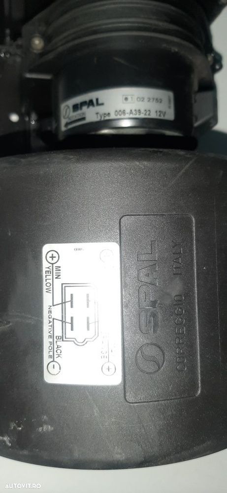 Ventilator  centrifugal 12V Spal 006-A39-22 - 2