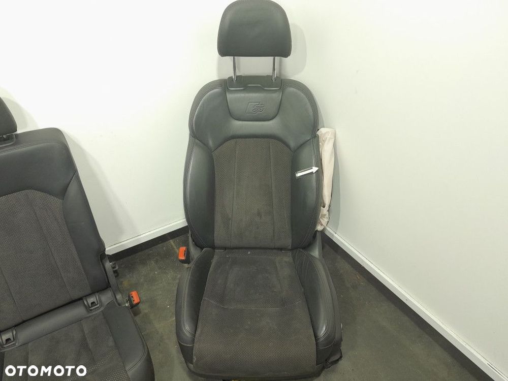 AUDI Q7 II 4M FOTELE KANAPA KOMPLET SKÓRA ALCANTARA 7 OSÓB S-LINE - 6
