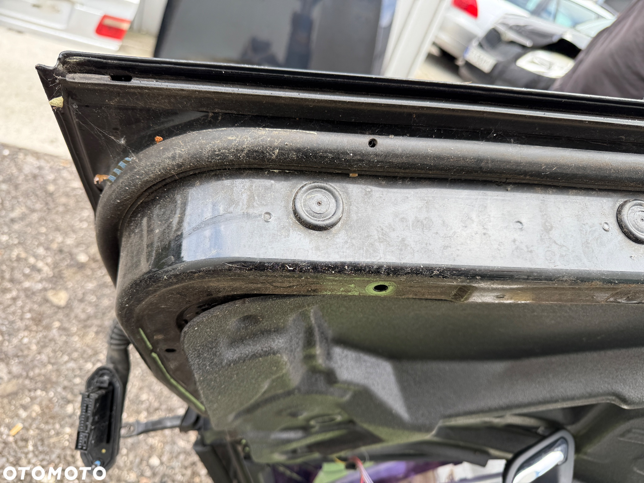 Drzwi tył lewy  tylne lewe e39 kombi touring 668 Schwarz 2 bez rdzy ! - 7