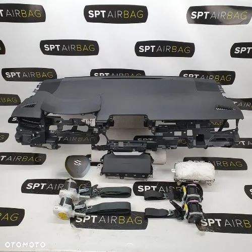 SUZUKI SWACE NAVI DESKA ROZDZIELCZA KONSOLA KOKPIT PULPIT PODUSZKI AIRBAG AIR BAG PASY KIT SET - 1