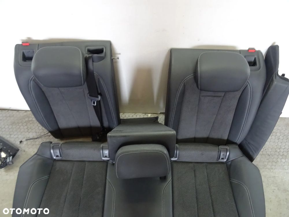 Fotele kanapa boczki SLINE Pamiec Grzane skora alkantara Audi A4 B9 8W czesci - 8