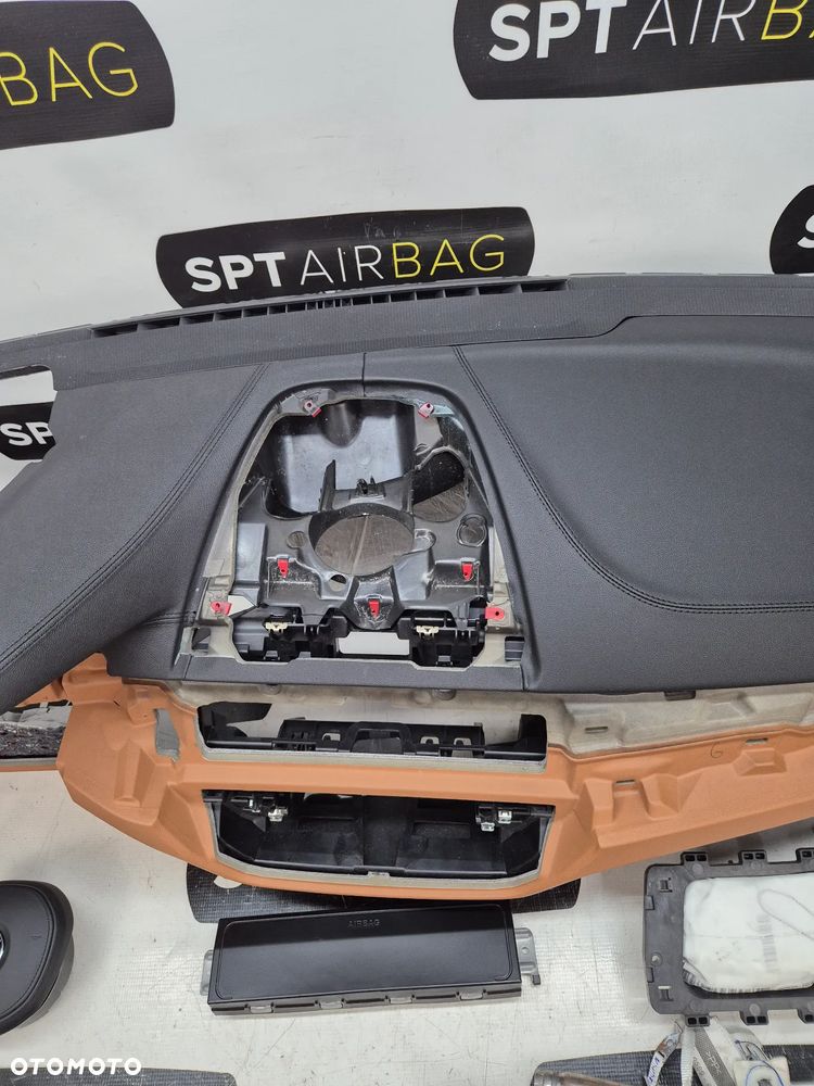 G32 SERIA 6 KOKPIT DESKA KONSOLA PULPIT PODUSZKA AIRBAG AIR BAG PASY KIT SET - 3