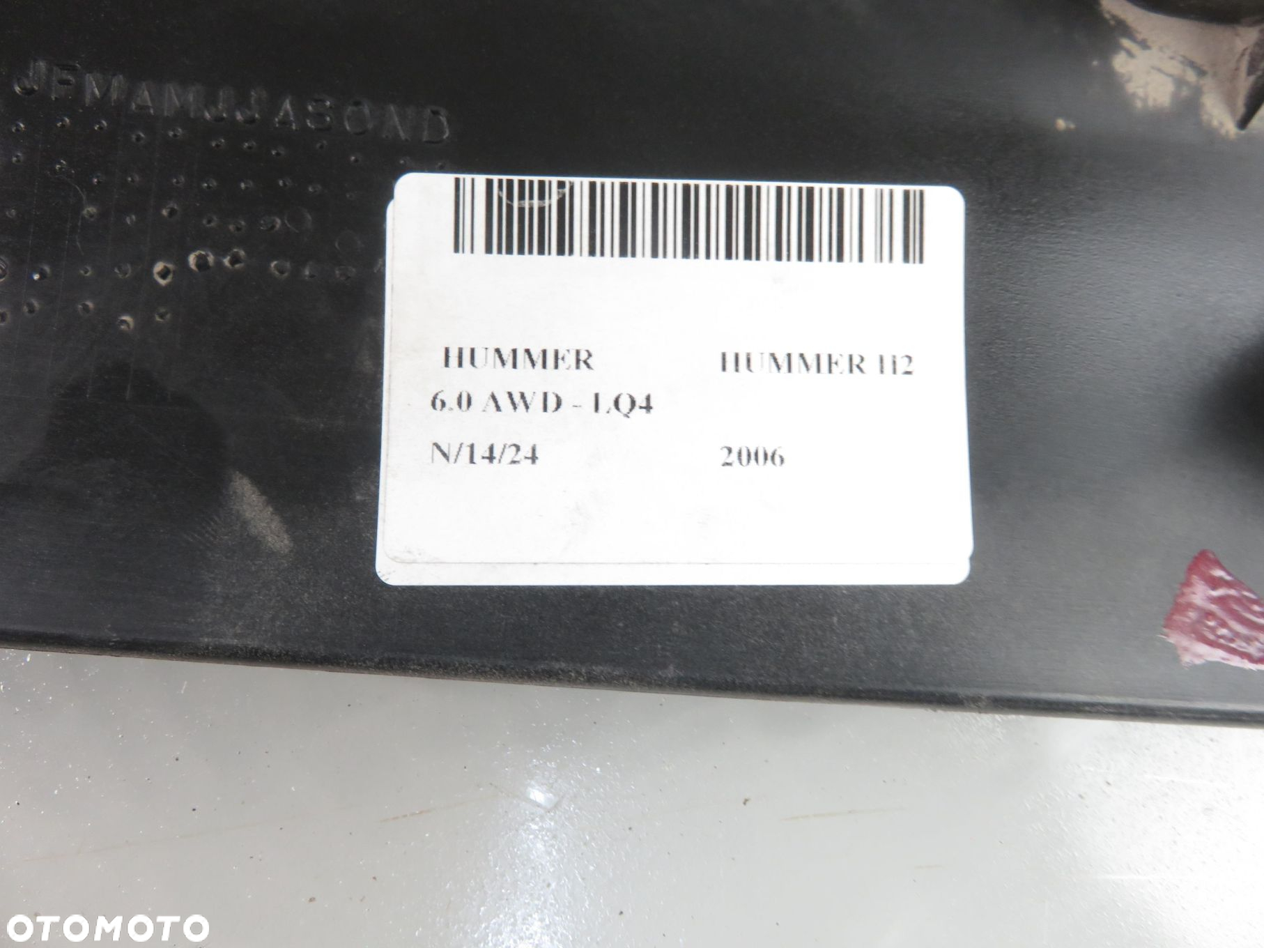 LISTWA SŁUPKA PRAWA HUMMER H2 10358725 - 2