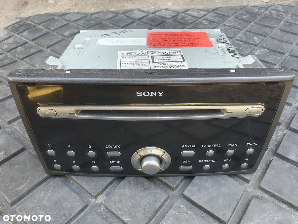 FORD FOCUS C-MAX MK1 RADIO FABRYCZNE CD 4M5T18C815BE + KOD - 1