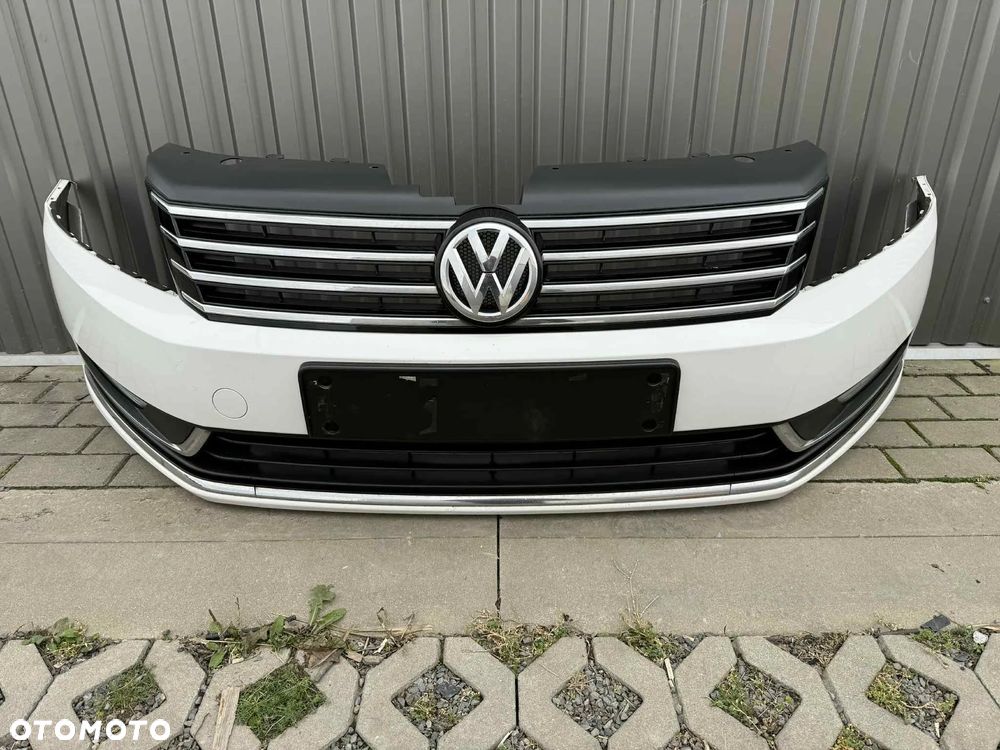 Vw Passat B7 Zderzak Przód Przedni Kompletny LB9A 10-14 - 1