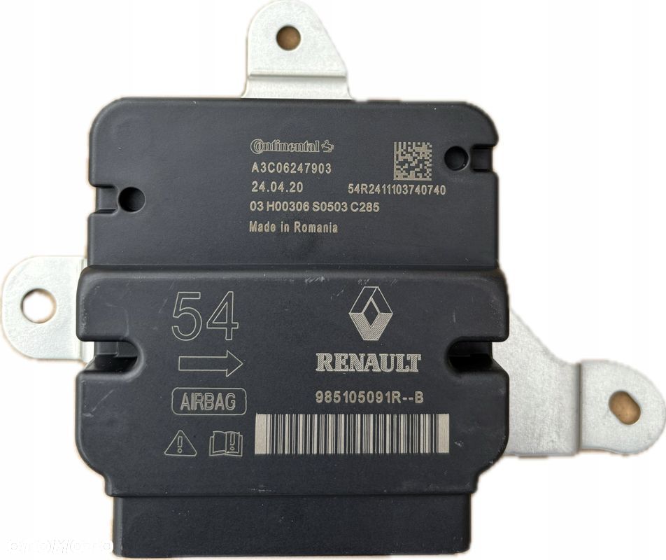 MASTER 4 MOVANO NV400 2.3 18- MODUŁ Poduszki Powietrznej Sensor Airbag Nowy - 1