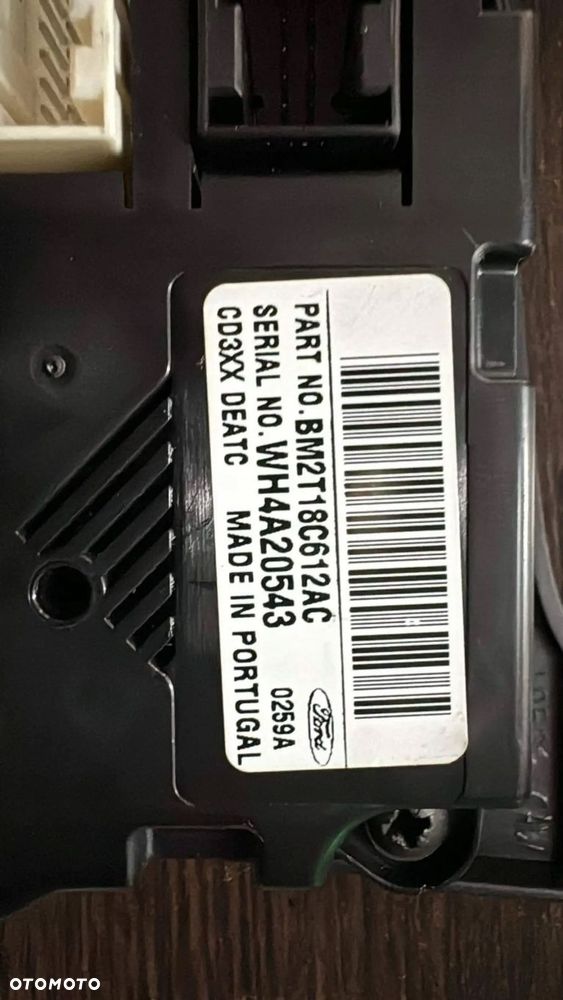 ramka radia z panelem klimatyzacji ford s-max mk1 - 3