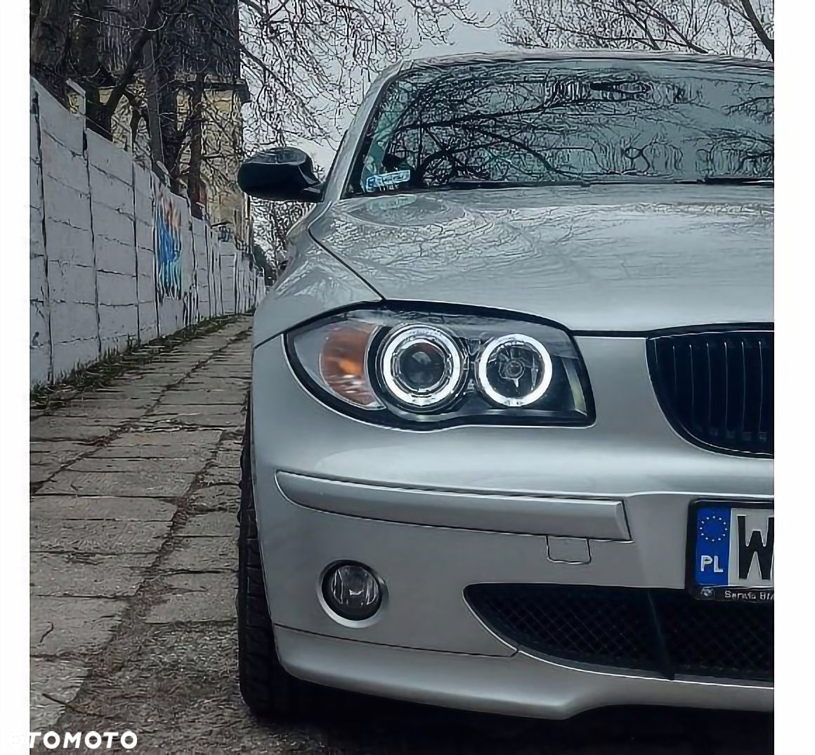 LAMPY Reflektory BMW E87 E81 2004-2011 BIAŁE RINGI LED DEPO - 7