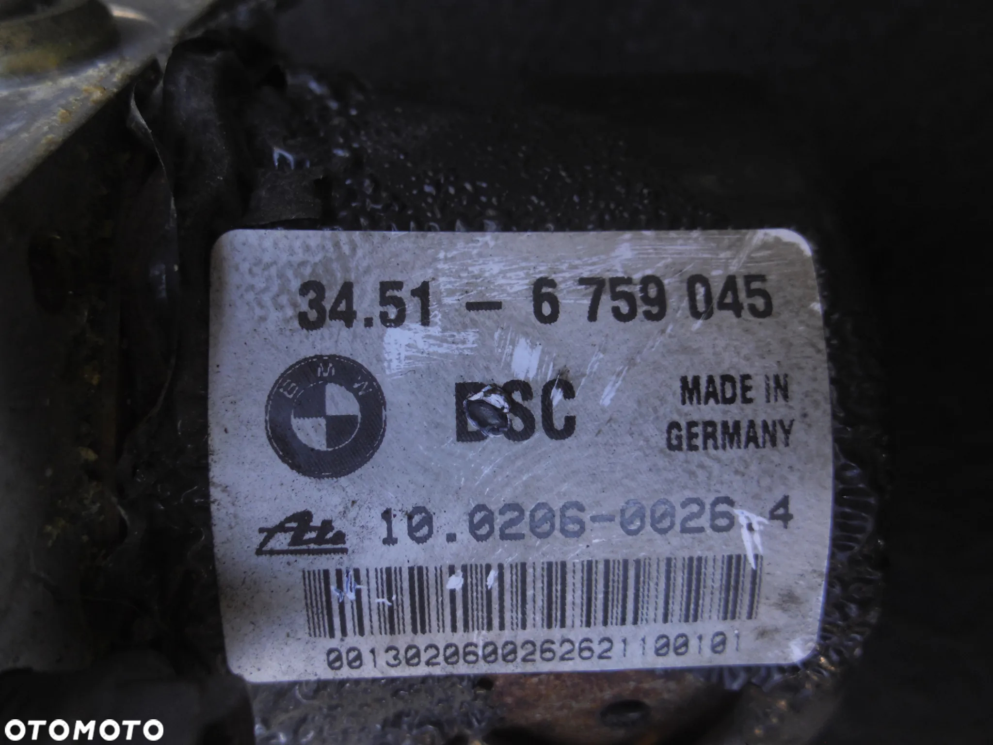 BMW E46 2.0 D 320 POMPA ABS 6759047 6759045 + WTYCZKA INSTALACJA - 5