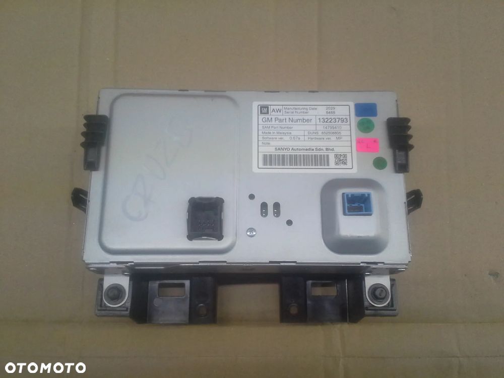 Chevrolet Cruze radio 13326455 wyświetlacz 13223793 panel 38394228 komplet - 11