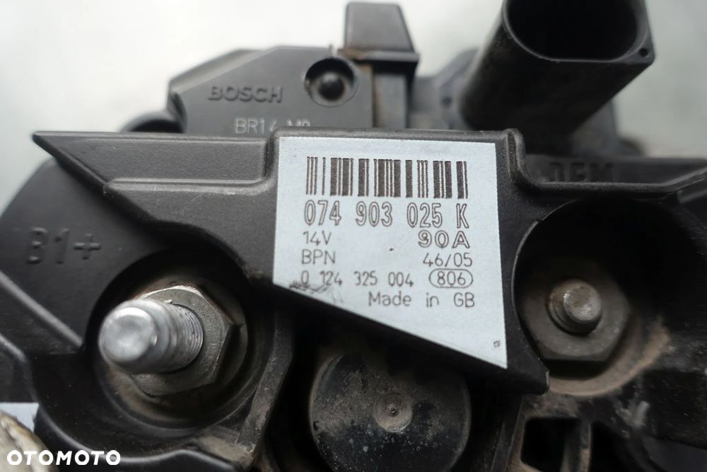 ALTERNATOR VW T4 2,4 LT 2.5 TDI 90A - 10