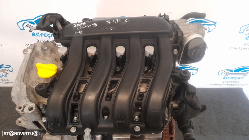 MOTOR COMPLETO 1.4i 16V 98CV K4J G780 K4JG780 D058850 RENAUL CLIO III 3 MK3 - 5