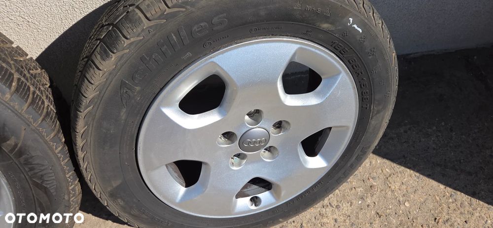 Felgi aluminiowe koła opony zima Audi A3 8L FL 5X100 15 kpl - 5
