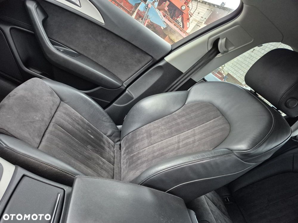 Fotele fotel kanapa boczki audi a6 c7 sedan skóra ancantara grzane - 2