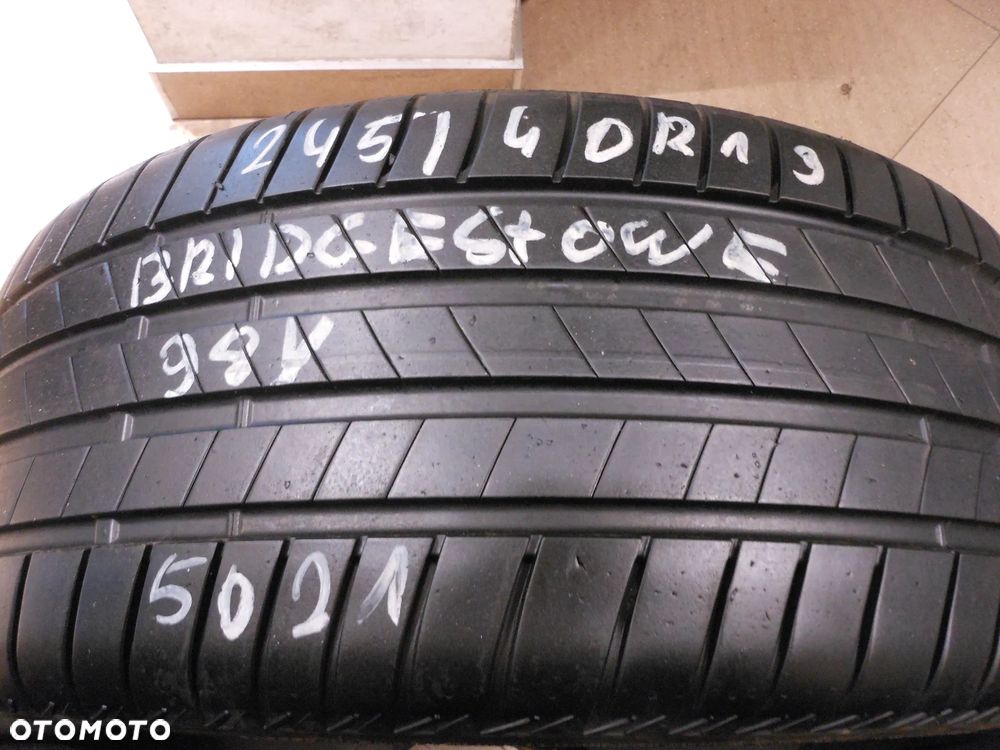 Opona pojedyńcza 245/40r19 bridgestone turanza t005 6,7mm lato - 1