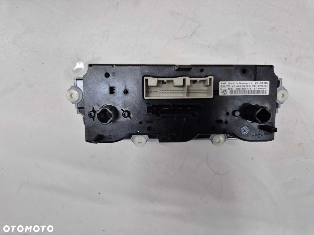 vw touran golf v panel sterowania ogrzewania klimatyzacji nawiewu - 7