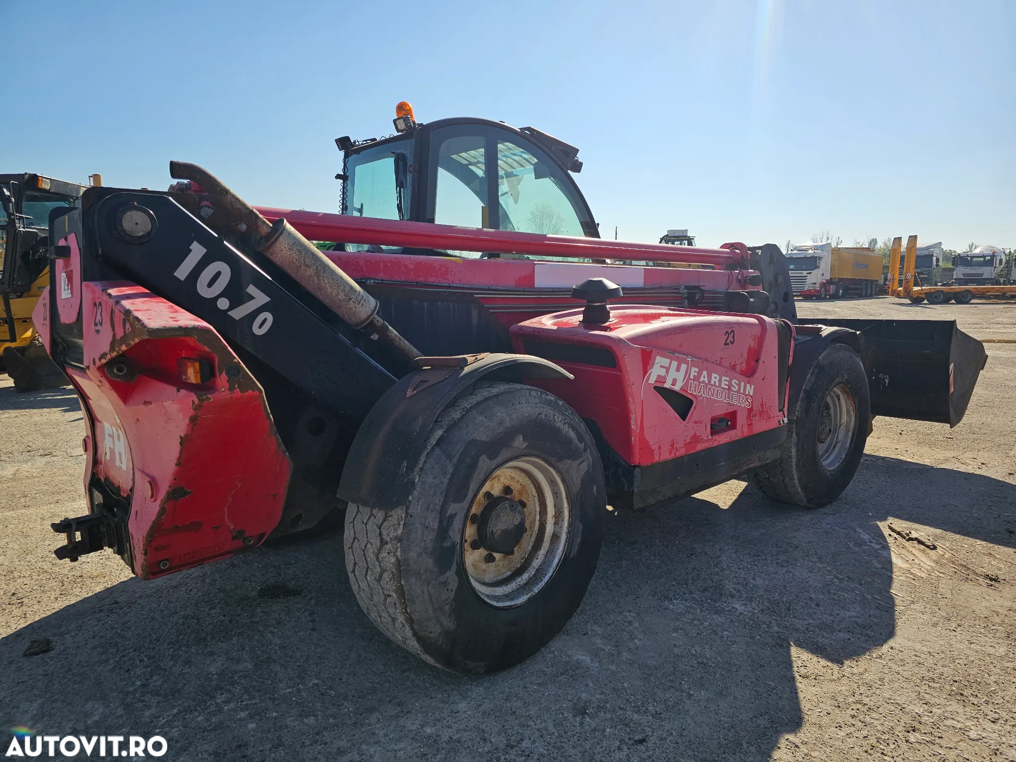 Manitou Faresin 10.70 H incarcator frontal telescopic 7 tone 10 metri - 5