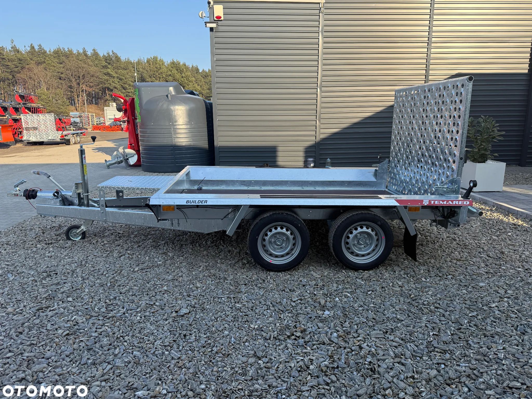 Przyczepa Laweta pod mini-koparkę Temared Builder 2615- 2,6x1,5m - 1