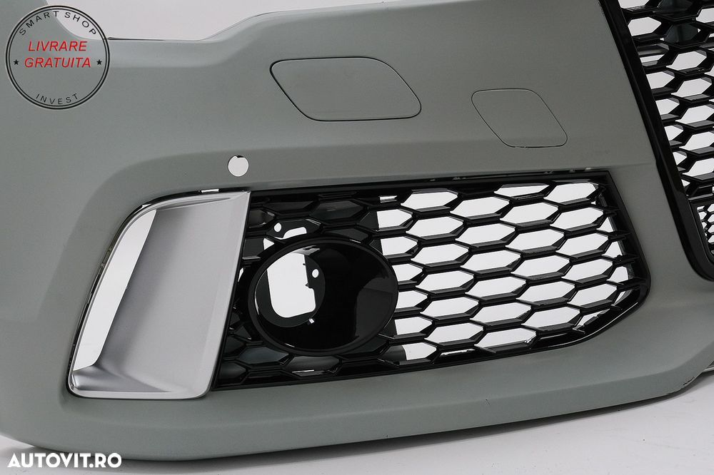 Bara Fata cu Grila Centrala Audi A7 4G Facelift (2015-2018) RS7 Design- livrare gratuita - 6