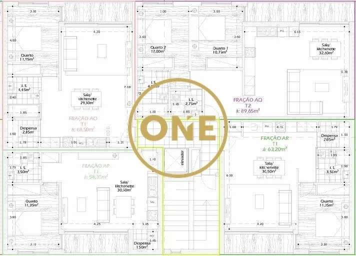 Apartamento T2 em Construção em Calendário - Grande imagem: 2/4
