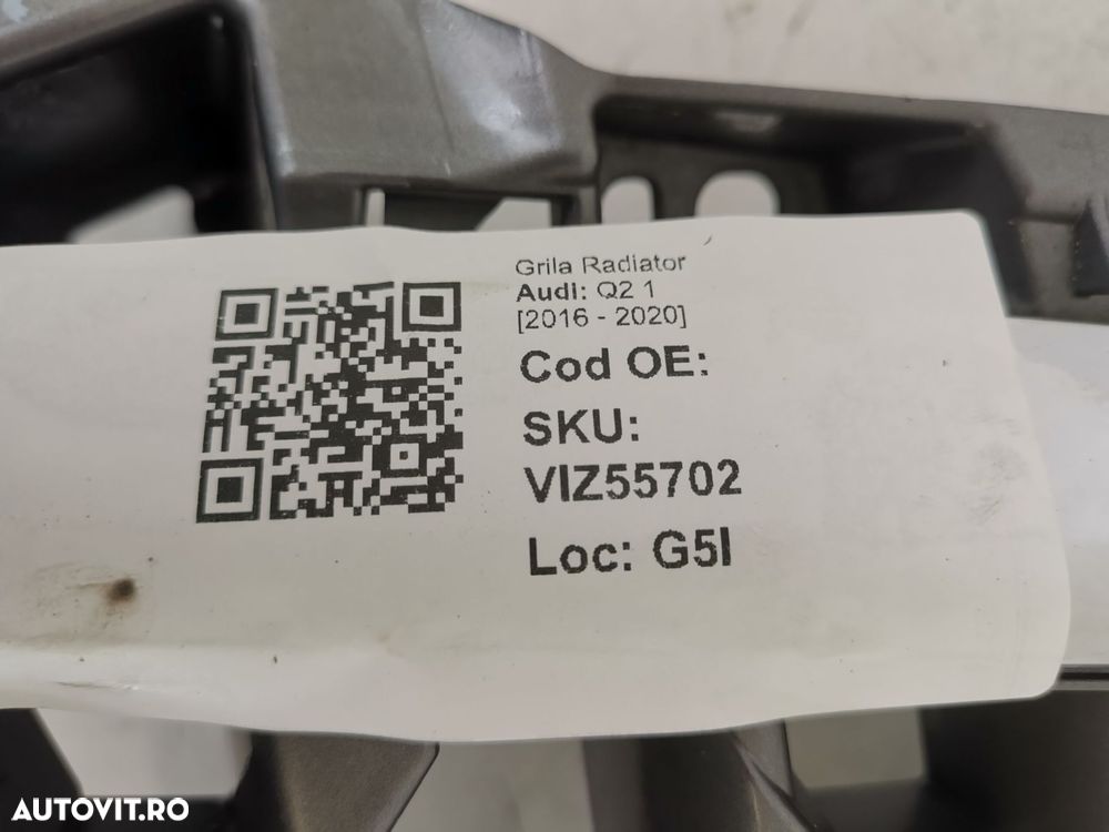 Grila Radiator Audi Q2 1 2016 2017 2018 2019 2020 Originala Avariata - 8