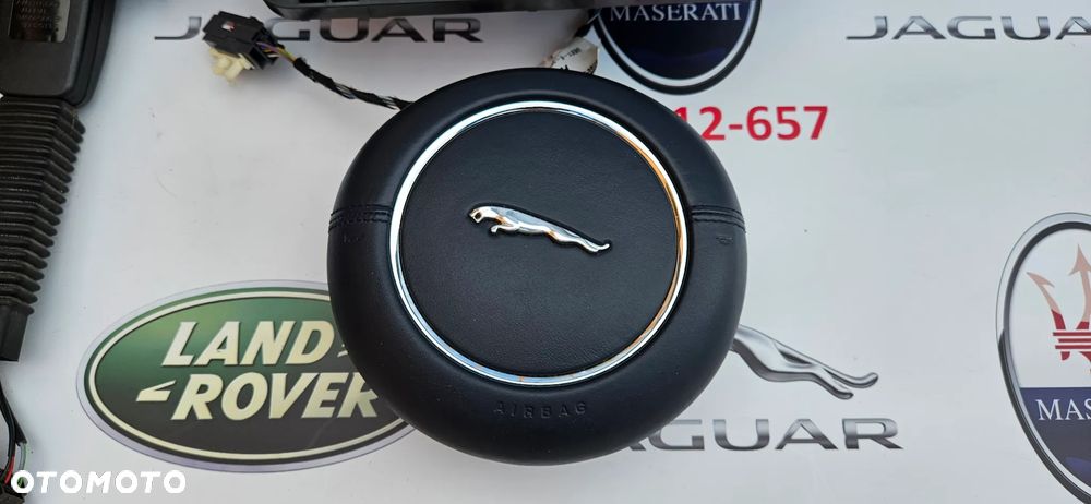 Jaguar XJ 351 Poduszka powietrza kierowcy airbag Kierownicy Pasażera Napinacze pasów bezpieczeństwa KOLOR GRANATOWY - 2