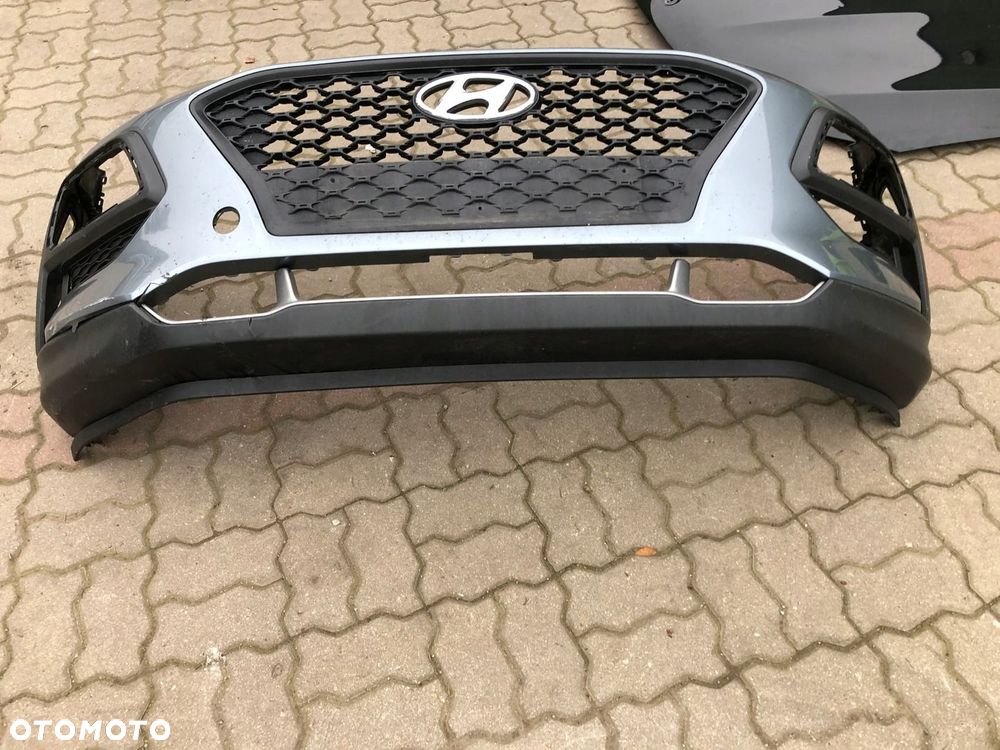 Hyundai kona zderzak przedni przód grill chrom k - 7