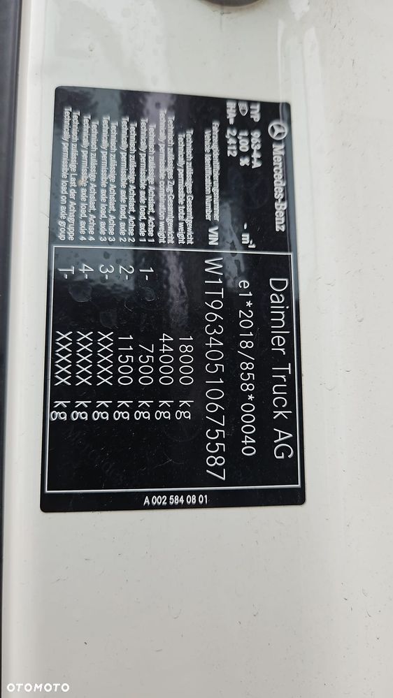 Mercedes-Benz Actros 1845 - 9