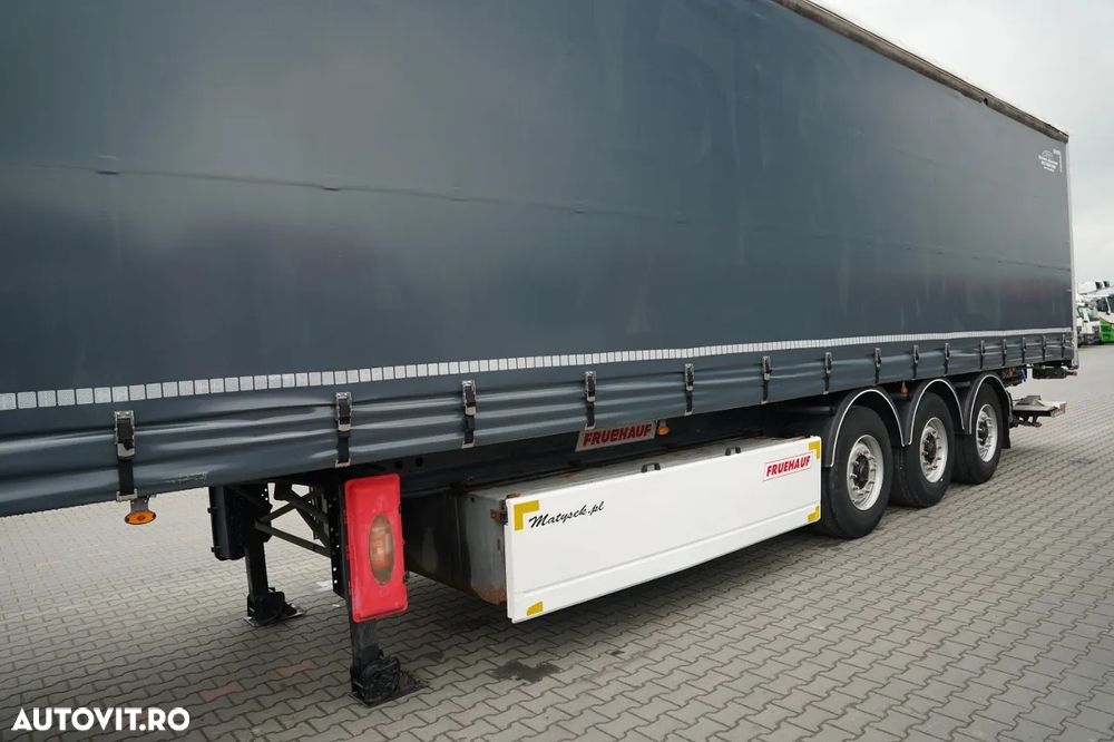 Fruehauf CORTINĂ / STANDARD / LIFT 2.000 kg / PODEA PUTERNICĂ CU BAIE / CONTENIER PENTRU PALEȚI - 10