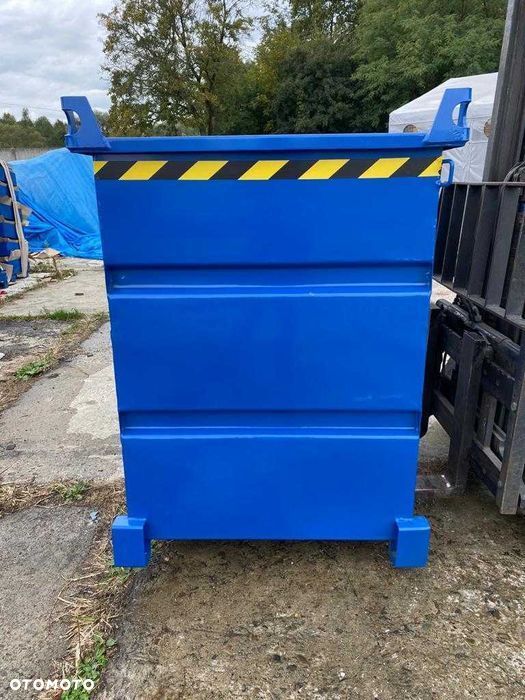 Wąski, wysoki kontener PMO 1000 L do obrotnic - 2