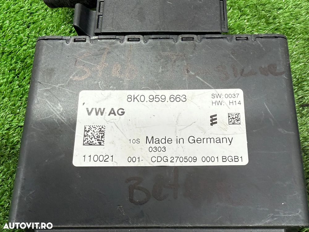 MODUL STABILIZATOR TENSIUNE BATERIE AUDI A4 AVANT 2.0 DIESEL 2009 COD OEM 8K0959663 2009-2016 - 6