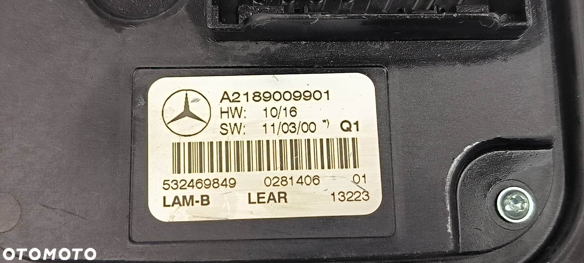 MODUŁ MERCEDES-BENZ C180 A2189009901 - 4