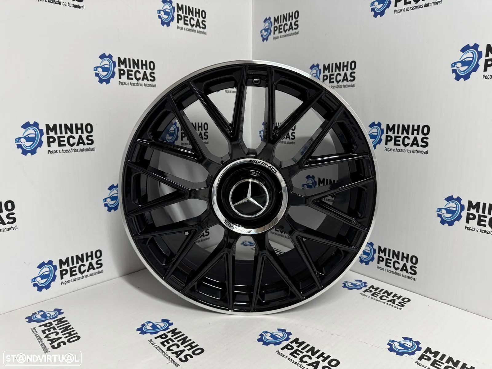Jantes Mercedes (C63S) AMG em 18 Gloss Black Machined Lip - 8