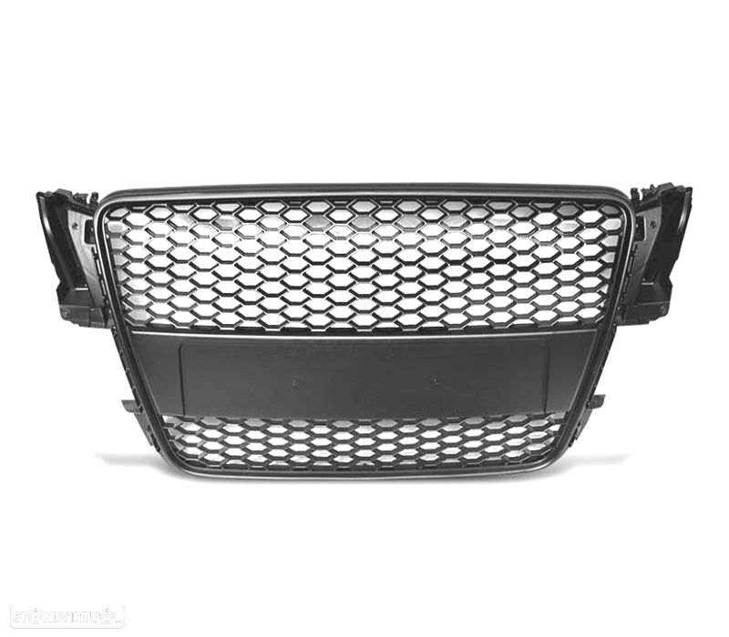 GRELHA FRONTAL AUDI A5 07-11 LOOK RS PRETA - 2