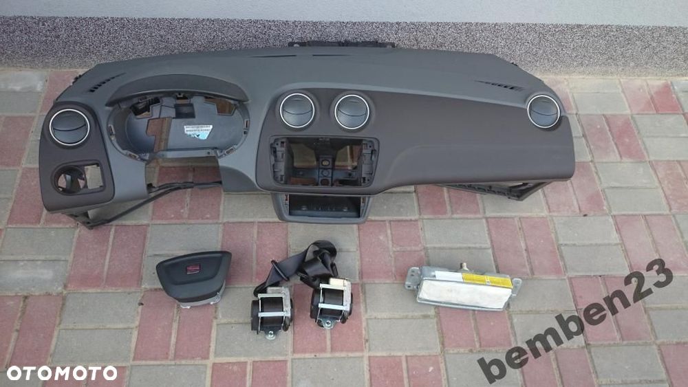 SEAT IBIZA 6J deska konsola poduszki airbag AM5 - 1