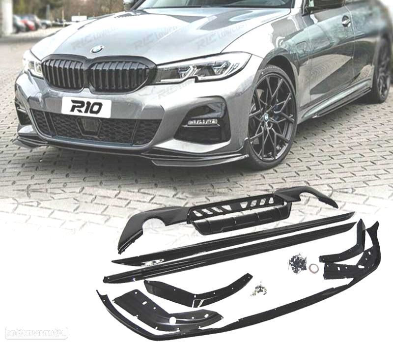 KIT CARROCERIA PARA BMW G20 19- M-LOOK M-PERFORMANCE PRETO BRILHANTE - 1