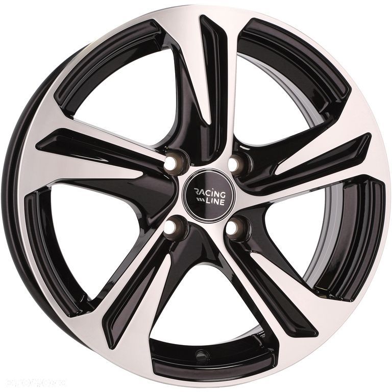 4x Felgi 14 4x100 m.in. do HYUNDAI I10 I20 Getz KIA RIO RENAULT Clio TOYOTA Yaris - B1242 (BK1424) - 7