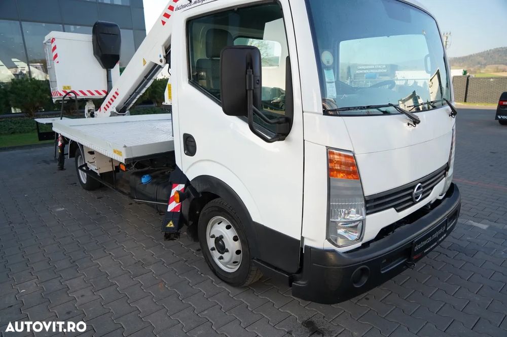 Nissan CABSTAR / ELEVATOR DE 20 DE METRI / GSR E200TE4 / DUBLU / CAPACITATE DE RIDICARE - 200 kg / 4 STABILIZATOARE / - 16