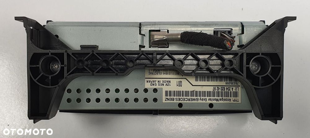 WYŚWIETLACZ PANEL RADIA MERCEDES W204 A2048204297 - 2